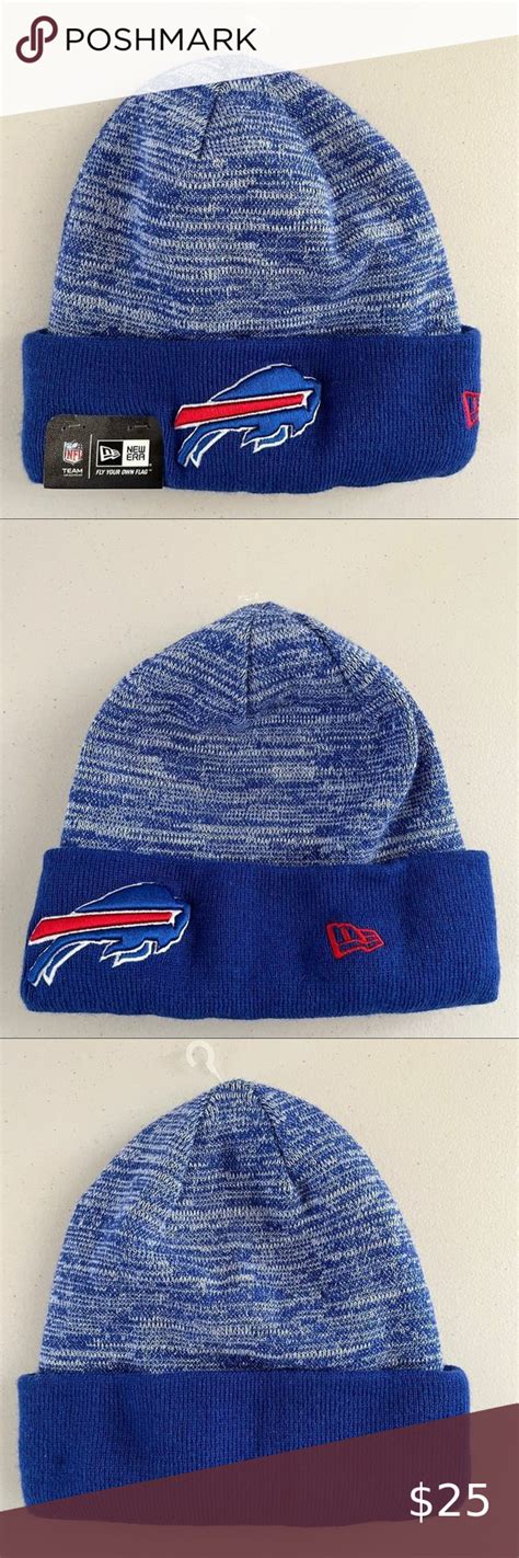 Nwt Nfl Buffalo Bills New Era Heathered Blue Knit Hat Knitted Hats