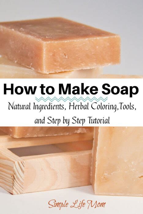 How To Make Soap Natural Handmade Simple Life Mom