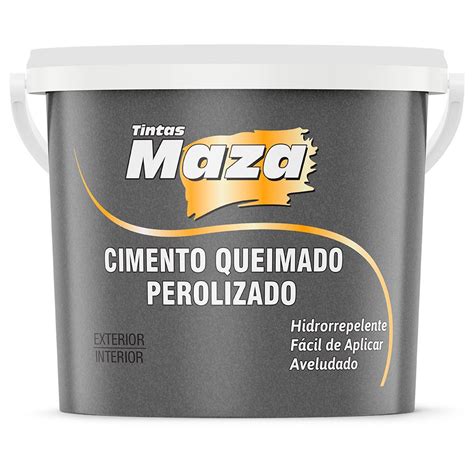 Cimento Queimado Perolizado Maza 3kg Atacadão das Tintas Frete