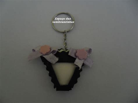 CHAVEIRO SUTIEN CALCINHA Chá de LIngerie Espaço das Lembrancinhas Elo7