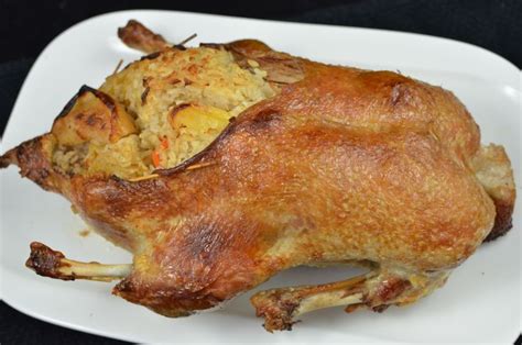 Roasted Stuffed Duck Duck Recipes Poultry Recipes Recipes