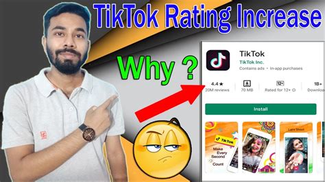 TikTok Rating Increase TikTok Rating Down Why TikTok Rating 4 4