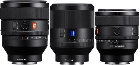 Sony Mm F Gm Size Comparison With Other Lenses Sonyalpharumors