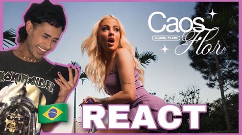 React ~ Luísa Sonza Caos Flor Lyric Video Reagindo