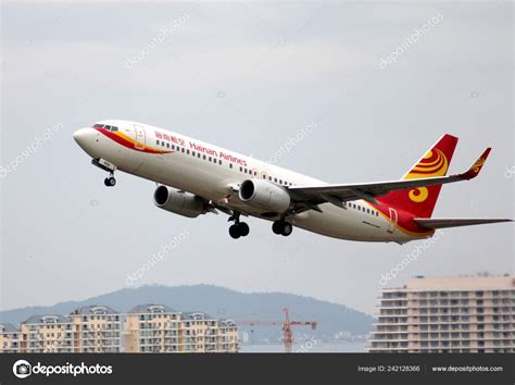 File Boeing Jet Plane Hainan Airlines Takes Sanya Stock