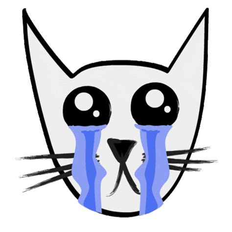 Cat Crying Sticker for iOS & Android | GIPHY