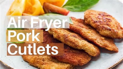 Air Fryer Pork Cutlets Youtube