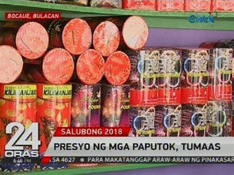 Presyo Ng Mga Paputok Tumaas YouTube