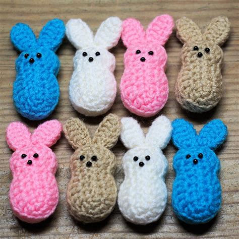 Easter Marshmallow Bunnies Pattern By Doni Speigle Easter Crochet