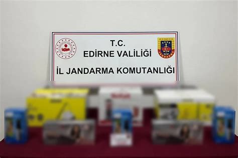 Edirne De G Mr K Ka A Elektronik E Yalar Ele Ge Irildi Son Dakika