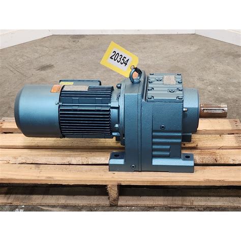 Surplus Hp Sew Eurodrive Helical Gearmotor Rpm Output For Sale