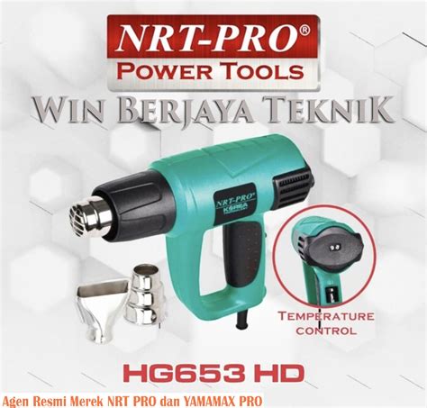 Hot Air Gun Mesin Heat Gun Alat Pemanas Listrik NRT PRO Type HG 653 HD Lazada Indonesia