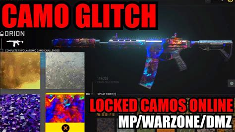 Updated INSTANT CAMO GLITCH MW2 POLY ORION LOCKED CAMOS ONLINE MW2