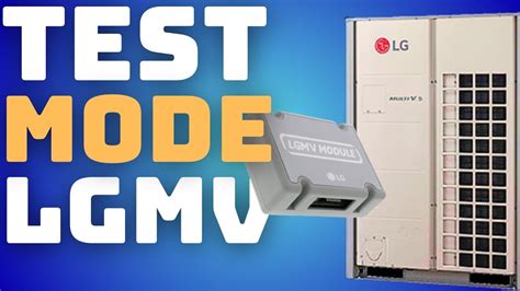 Lg Vrf Multi V Lgmv Tool Test Mode Youtube