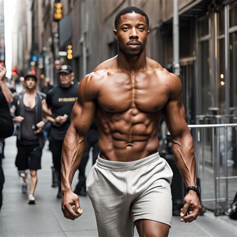 Michael B Jordan Just Off For A Run Ai Generated Artwork Nightcafe