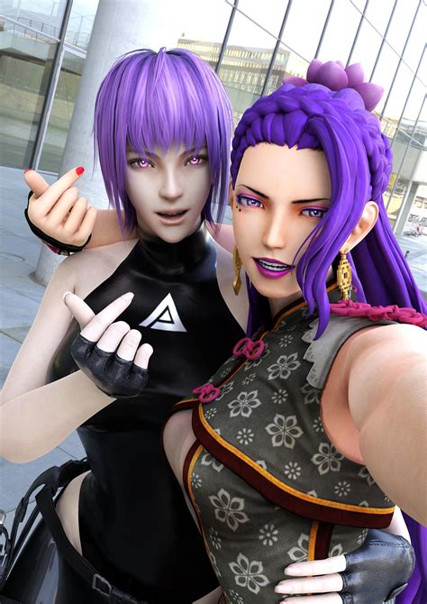 Motoko Kusanagi and Luong taking a selfie | sihsengiu : r/kof