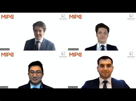 Mipc Joint Winner Apm Capital Youtube