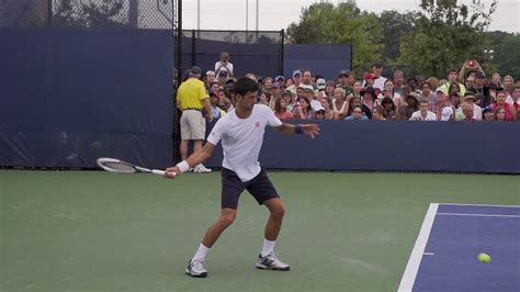 Novak Djokovic Forehand And Backhand In Super Slow Motion 3 2013