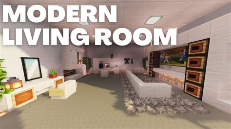 Minecraft Modern Living Room Designs