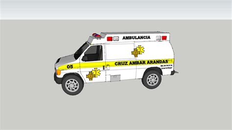 AMBULANCIA CRUZ AMBAR ARANDAS 3D Warehouse