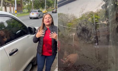 Video Atacan El Vehículo De Una Concejal De Medellín