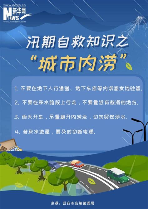 汛期科普｜突遇这些险情，如何避险自救？ 新华网