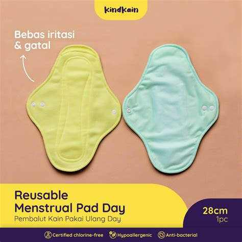 Jual Kindkain Pembalut Kain Wanita Cuci Pakai Ulang Menstrual Pad