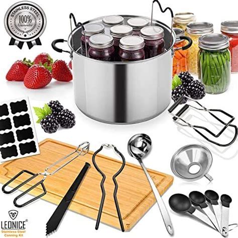 Canning Supplies Starter Kit Stainless Steel Canning Set Tools Rack