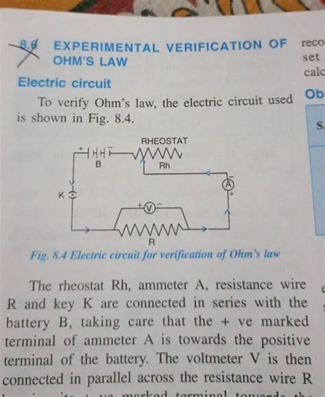 8 Experimental Verification Of Ohms Law Filo