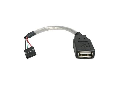 6in Usb 20 A To Usb 4 Pin To Motherboard Header Adapter Ff Usbmbadapt Cables