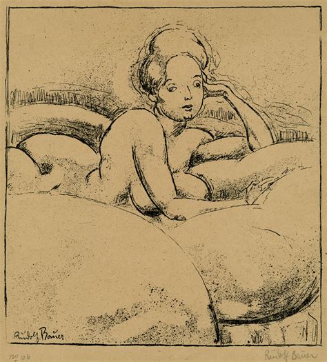 Nude On Pillows By Rudolf Bauer Annex Galleries Fine Prints