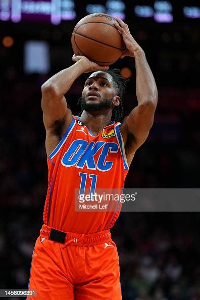 Isaiah Joe Of The Oklahoma City Thunder Shoots A Foul Shot Against