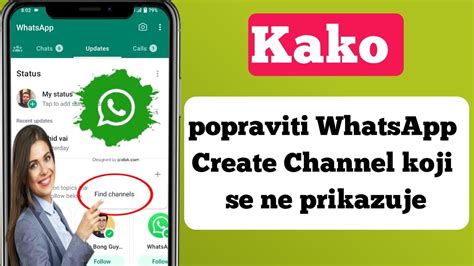 WhatsApp Kreiraj Kanal Se Ne Prikazuje Kako Popraviti WhatsApp Kanal