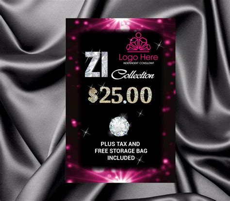 Paparazzi Kit Custom Zi Collection Card Instant Download Disco