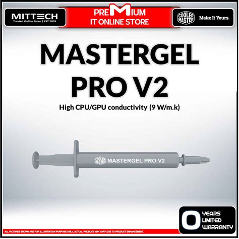 Cooler Master Mastergel Pro V High Thermal Conductivity Compound