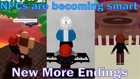 New More Endings Npcs Are Becoming Smart Part 3 Roblox Full Gameplay