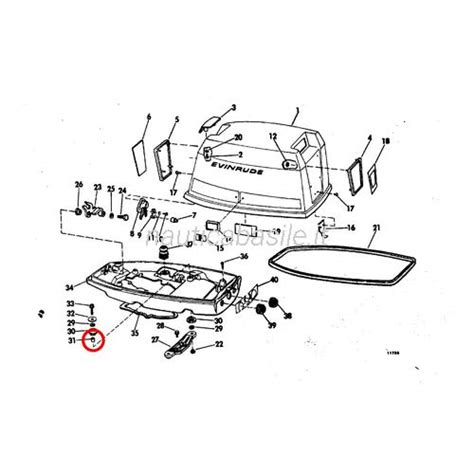 Distanziale Evinrude Johnson Brp Brp Evinru Nautica Basile