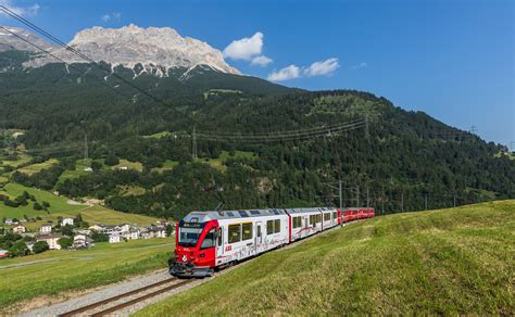 Abe Allegra Of Rhb Between Poschiavo And Cadera