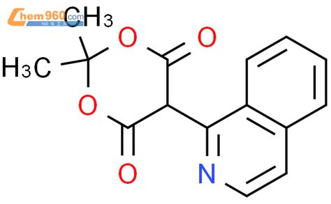 83261 00 1 5 isoquinolin 1 yl 2 2 dimethyl 1 3 dioxane 4 6 dioneCAS号