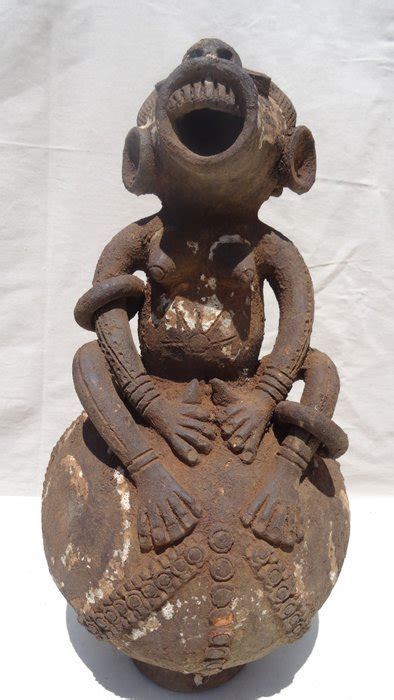 Figurative Jar 1 Terracotta Mambila Cameroon Catawiki