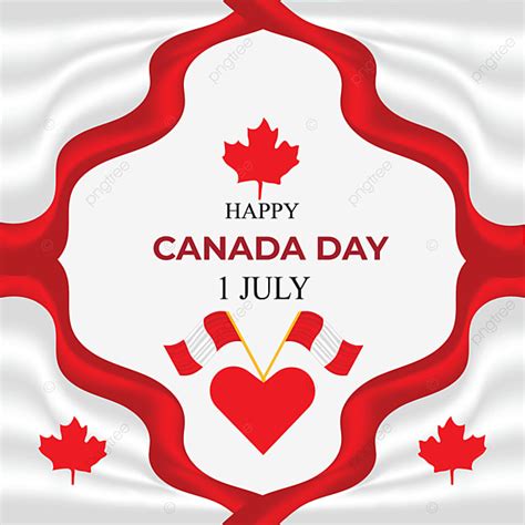 Victoria Day Canada Vector Art PNG Modern Canada Day Border