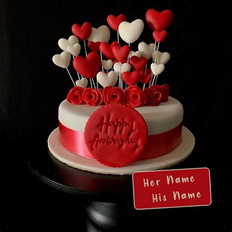 Order Th Wedding Anniversary Cake Happy Anniversary Cake Silver