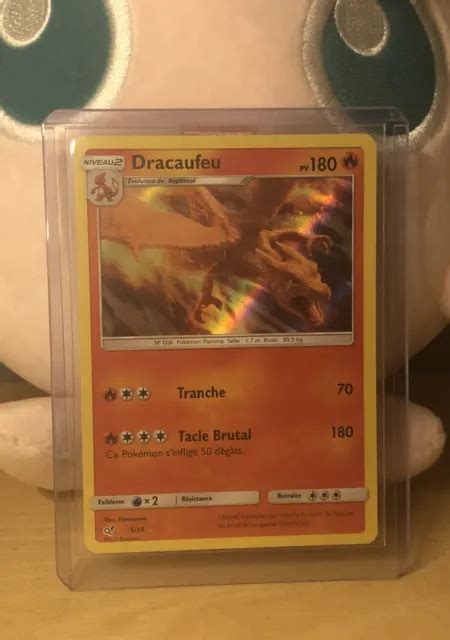 CARTE POKÉMON DRACAUFEU 5 18 Holo Détective Pikachu EUR 14 50 PicClick FR