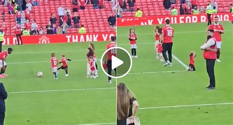 Filho De Bruno Fernandes Marca Em Old Trafford E Festeja Golo Como O Pai