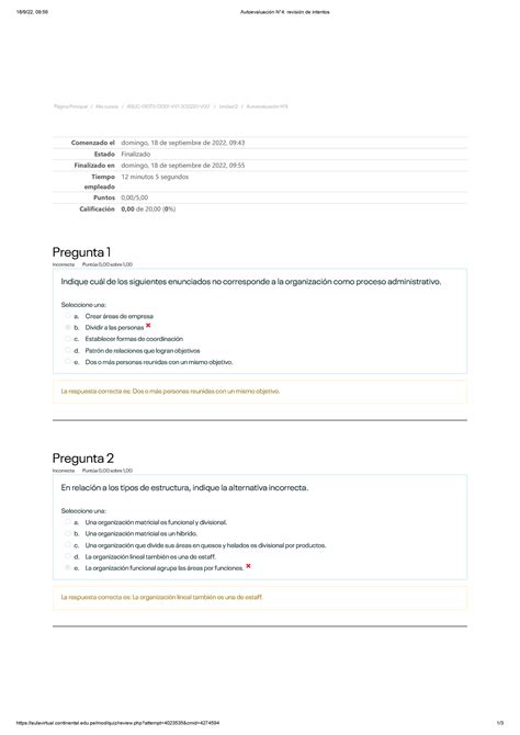 Autoevaluación N4 revisión de intentos 18 9 22 09 56 Autoevaluación