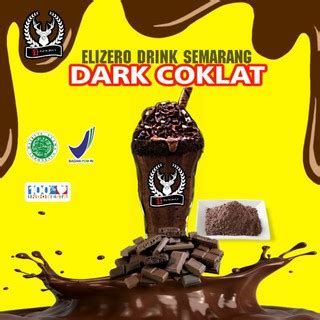 Jual Bubuk Minuman Coklat Dark 500gr Bubuk Minuman Dark Choco 500gram