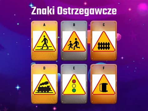 Wszystkie Znaki Drogowe Typ A D Quiz