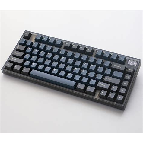 NEW Keydous NJ Black and Blue เพมจอ TFT Brass Plate Hot swap RGB Bluetooth Wireless G