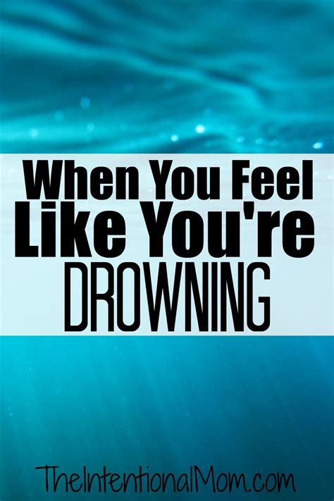 When You Feel Like You Re Drowning How Are You Feeling Feelings