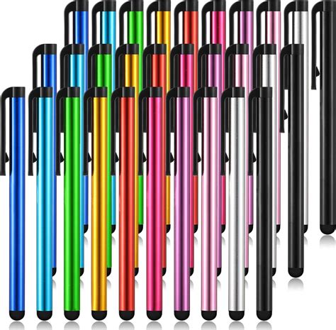 30 Piezas de Lápiz Stylus Lápices Táctiles Capacitivos Finos para